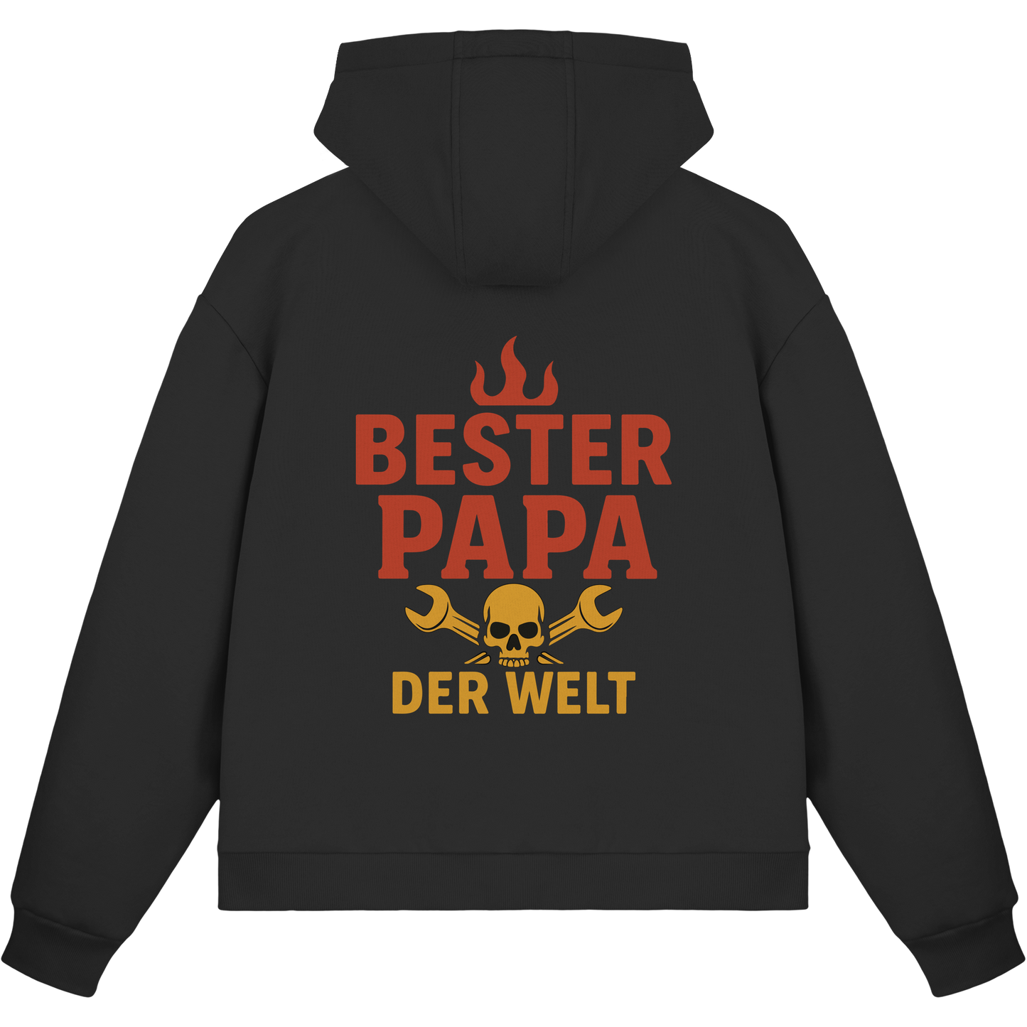 Bester Papa der Welt - Heimwerker Geschenk für Vatertag und Geburtstag - Fluffy Boxcut Zipper