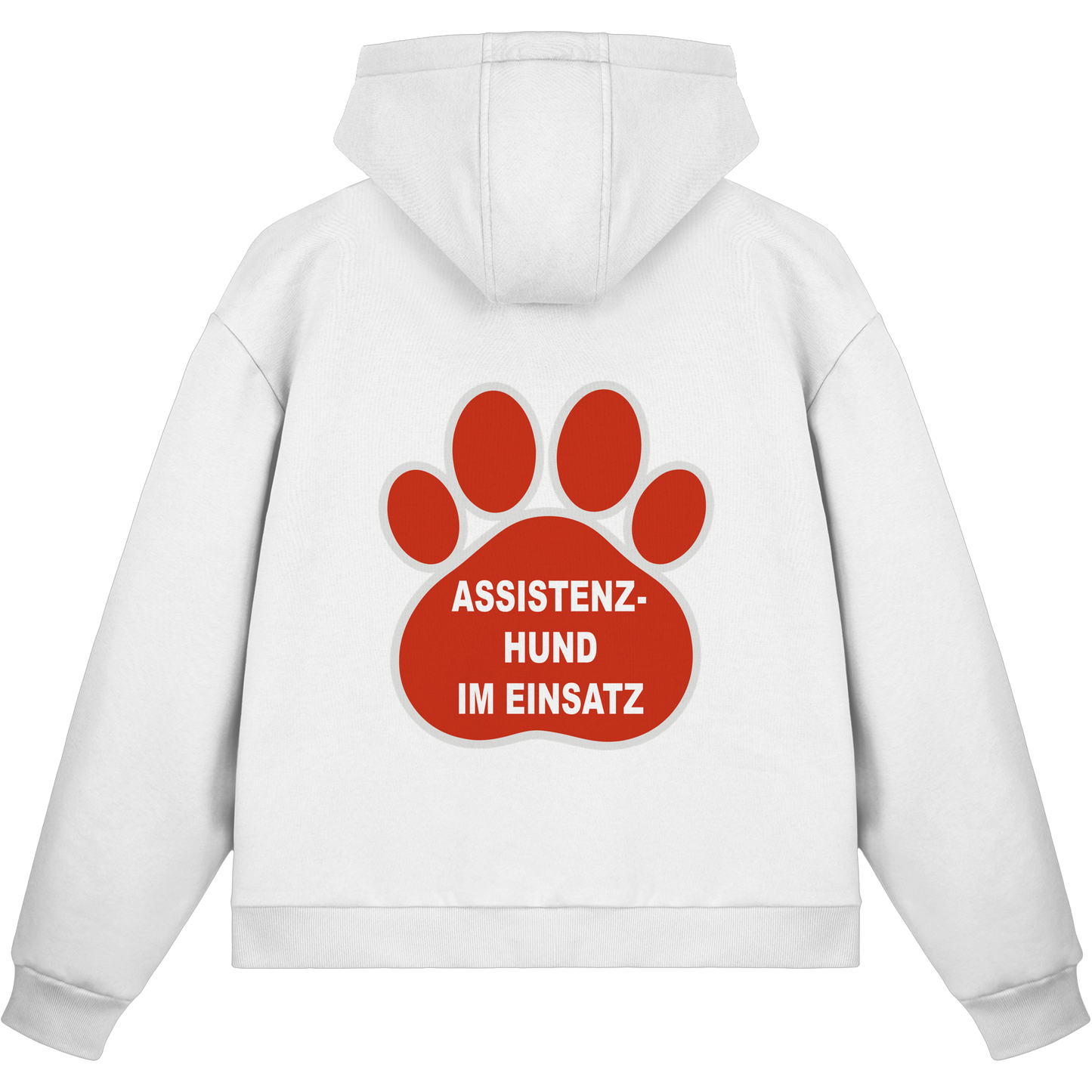 Assistenzhund im Einsatz – Klare Botschaft. Mehr Sicherheit. Mehr Respekt. - Fluffy Boxcut Zipper