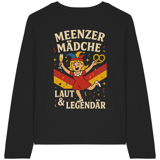 Meenzer Mädche – Laut & Legendär | Karneval Design - Womens Organic Longsleeve T-Shirt