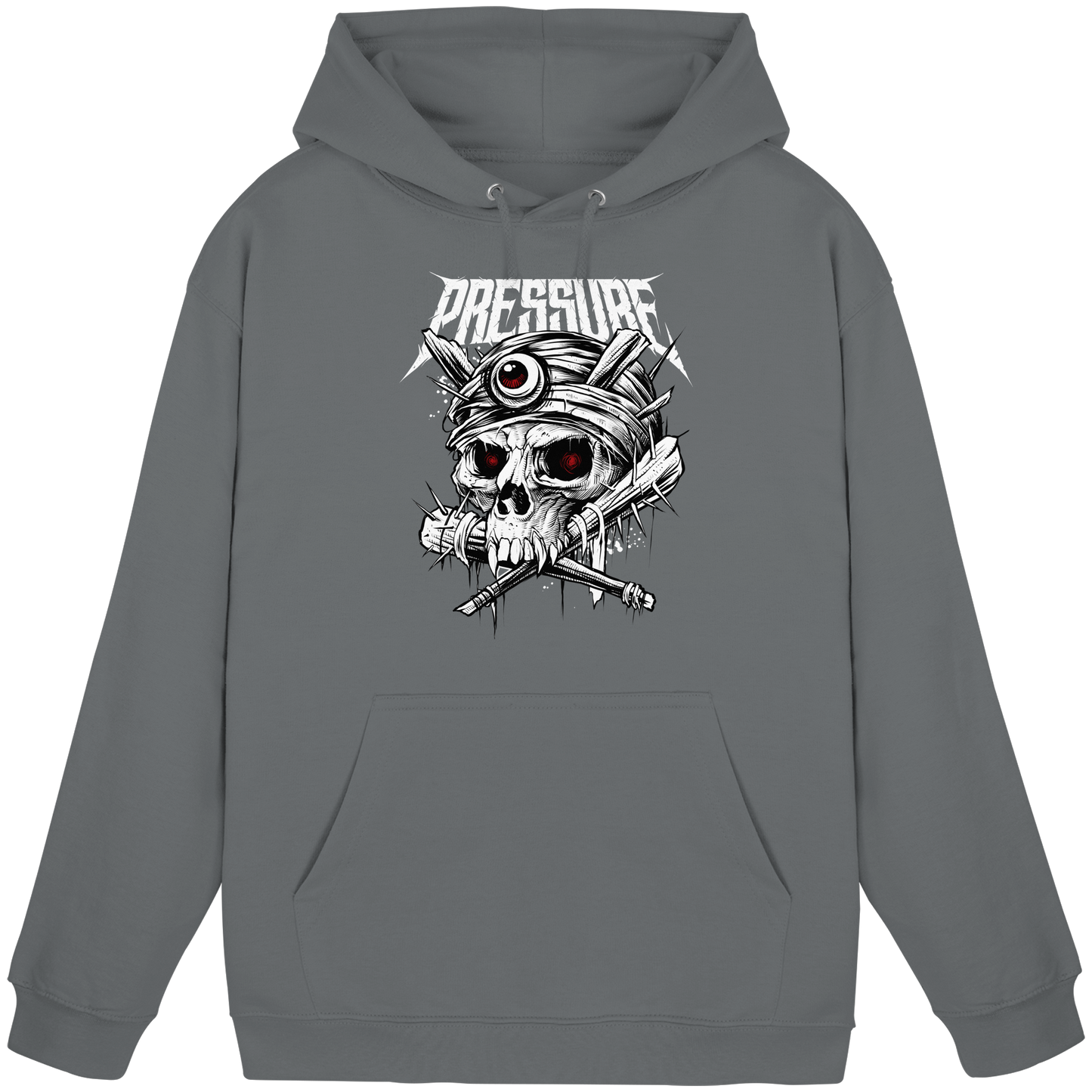 Skullica - Vampire Skull - Pressure Magazine - Basic Unisex Hoodie