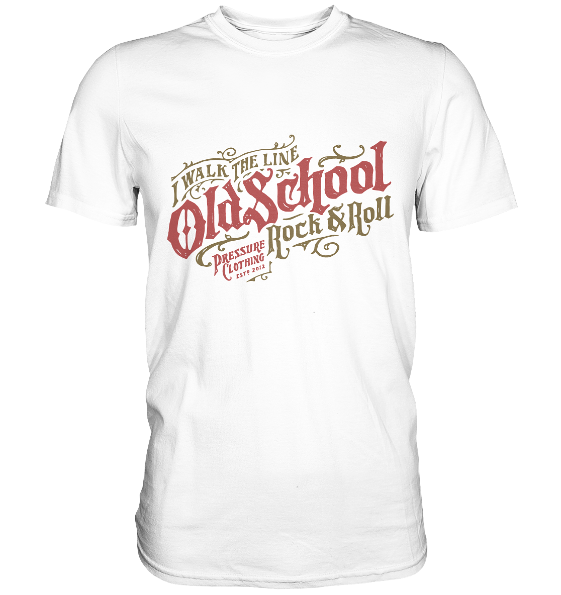 Old School Rock & Roll - Walk the Line - Pressure Clothing - Classic Shirt