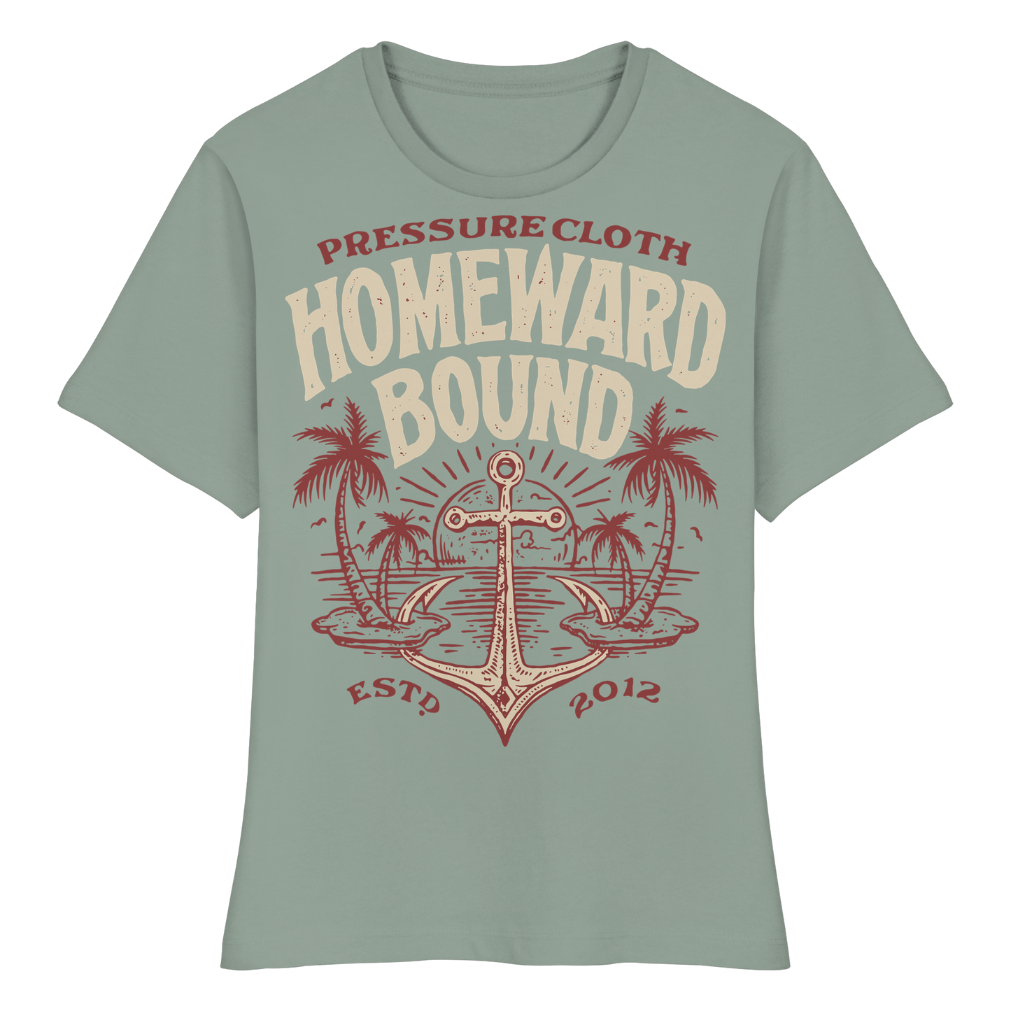 HOMEWARD BOUND - Pressure Cloth - Fitted Ladies Organic Shirt