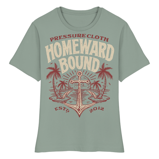 HOMEWARD BOUND - Pressure Cloth - Fitted Ladies Organic Shirt