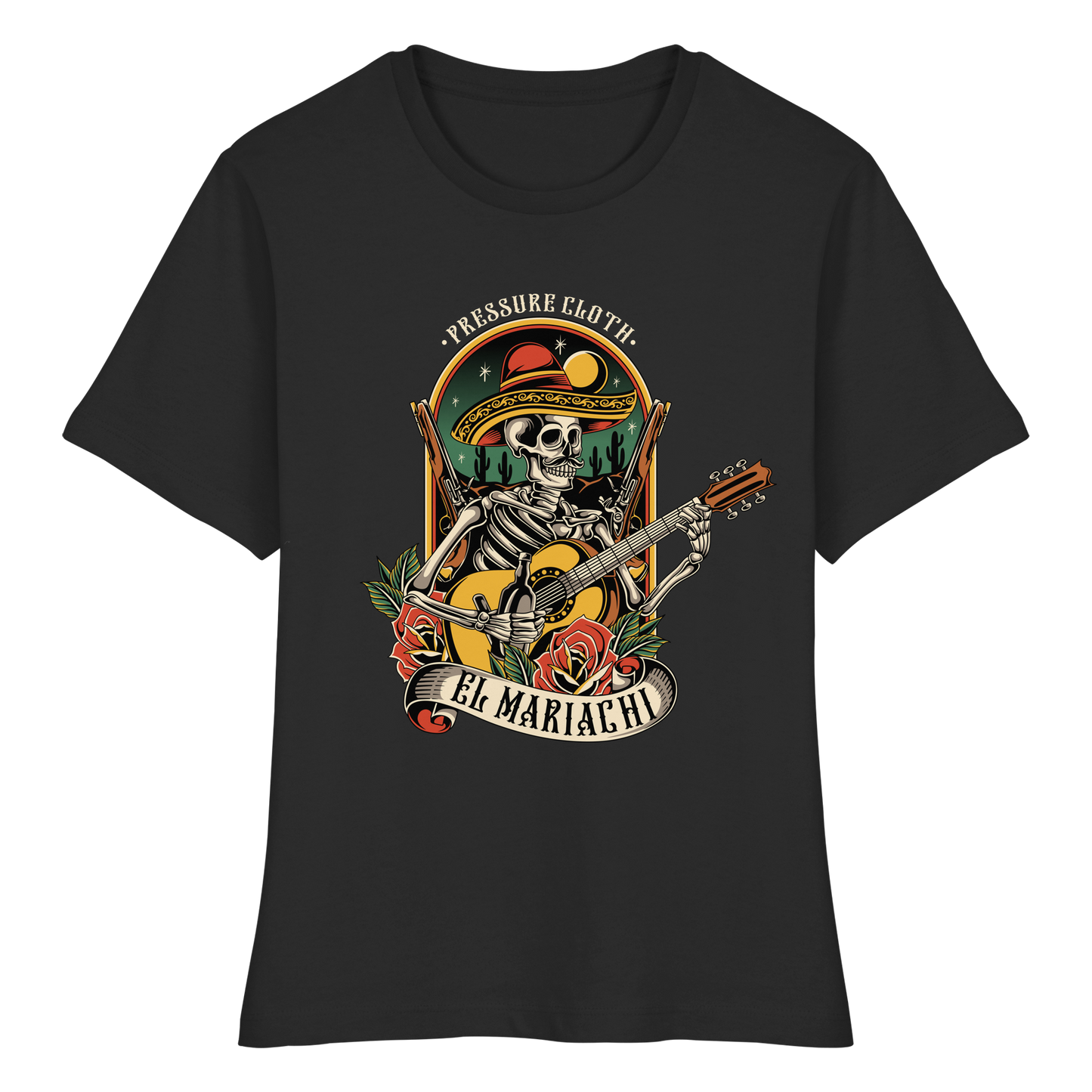 El Mariachi - Pressure Clothing - Fitted Ladies Organic Shirt