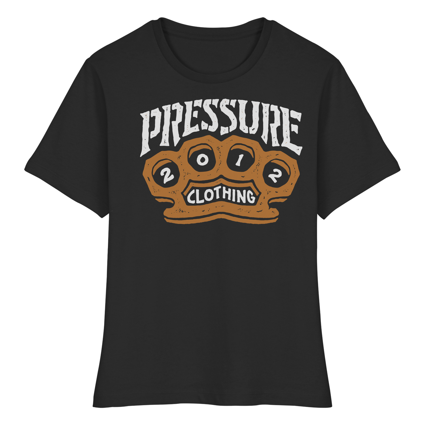 Hardcore Brassknuckle - Pressure Cloth - Fitted Ladies Organic Shirt
