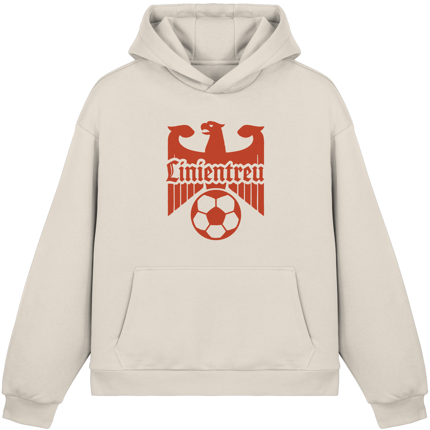 Linientreu Fußball Adlerfront – Für echte Fans der 3. Halbzeit - Fluffy Boxcut Hoodie