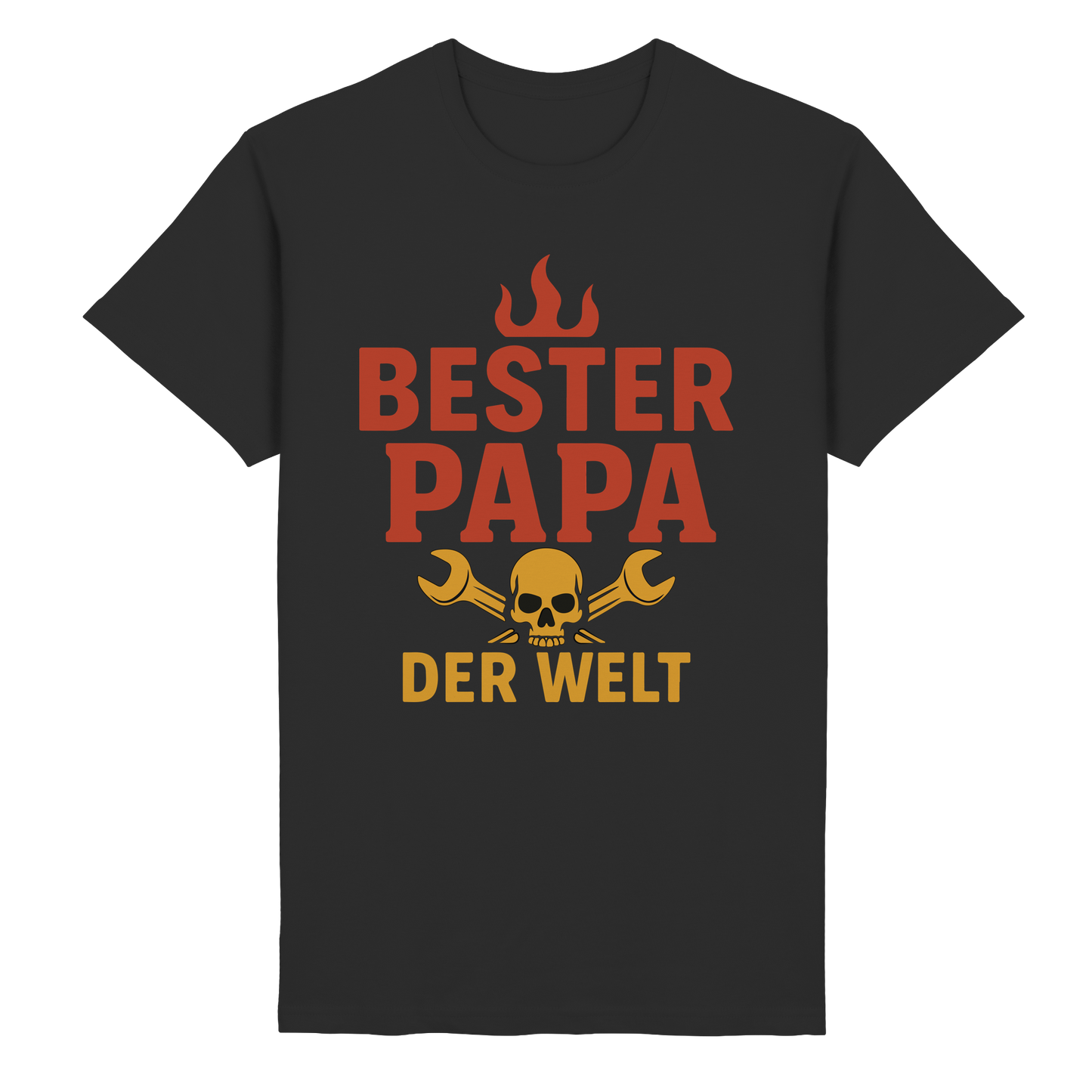 Bester Papa der Welt - Heimwerker Geschenk für Vatertag und Geburtstag - Heavy Cotton T-Shirt