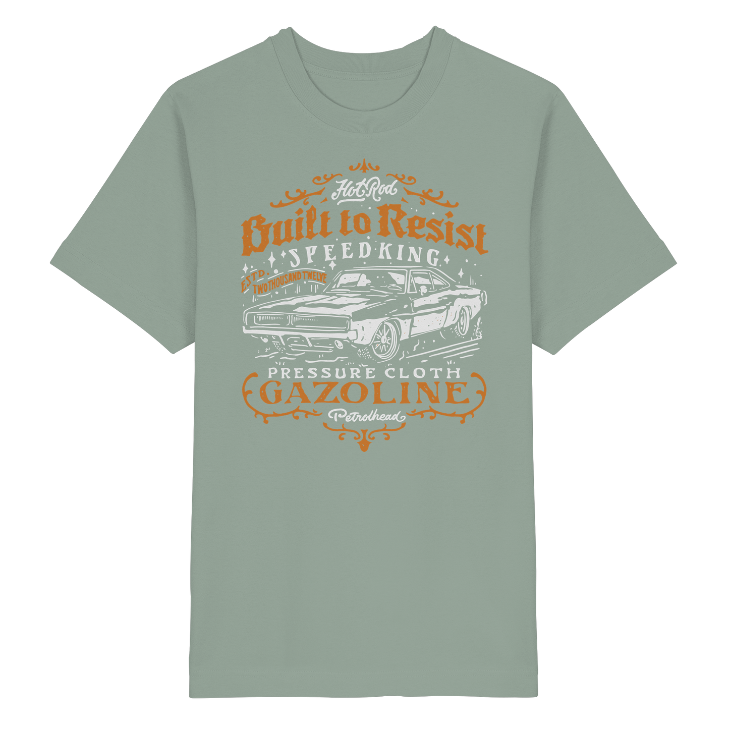 Hot Rod Speedking - Built to Resist - Pressure Cloth - Heavy Oversized Organic Shirt