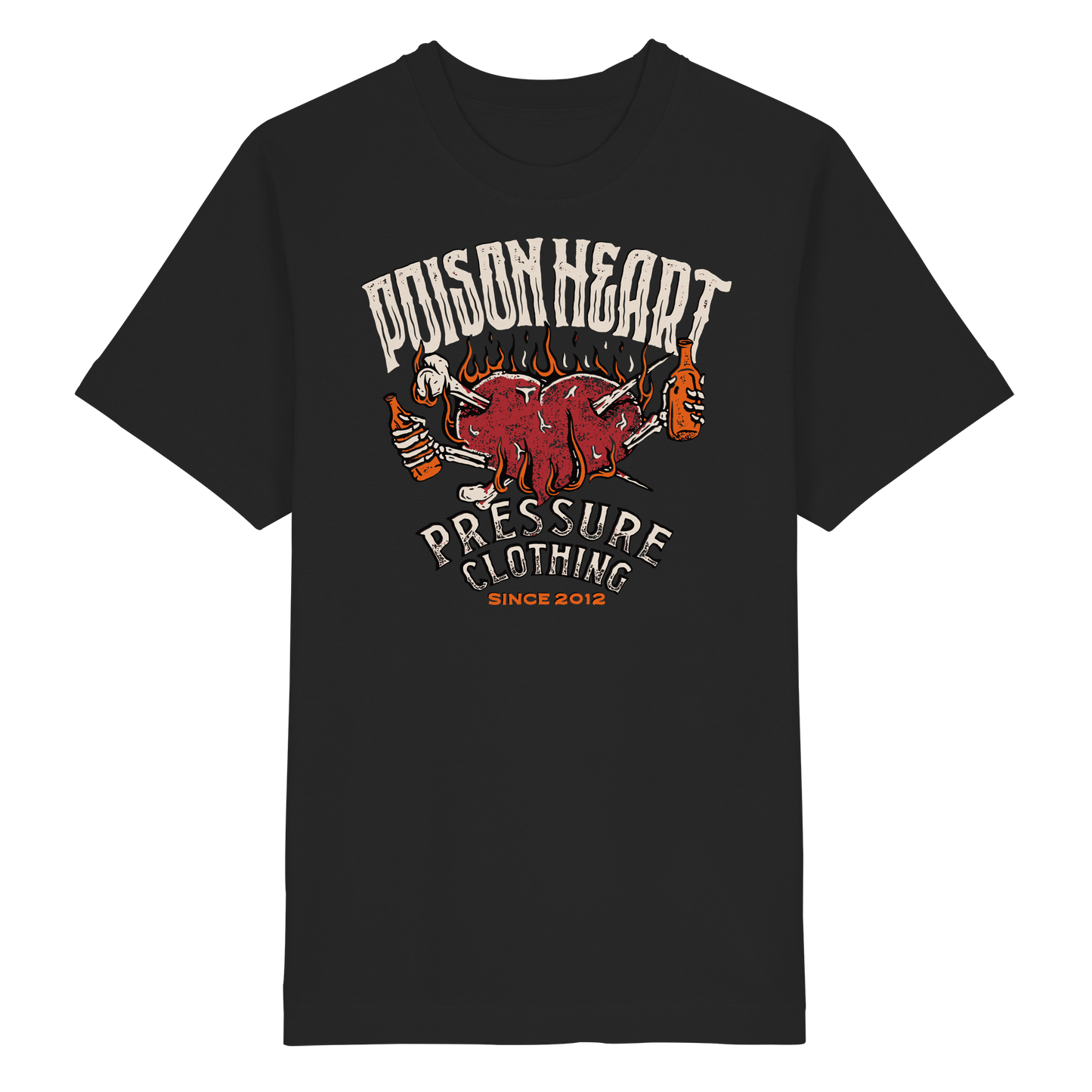 Poison Heart – Punk Rock - Heavy Oversized Organic Shirt