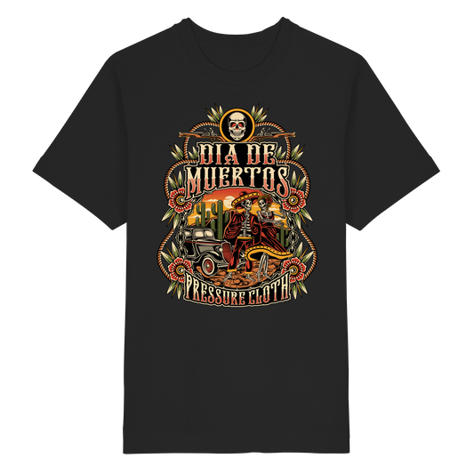 DIA DE MUERTOS - Pressure Cloth - Heavy Oversized Organic Shirt