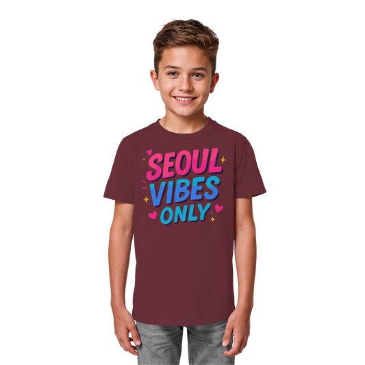 K-Pop Style - Seoul Vibes Only für Korea Fans - Kids Organic Shirt