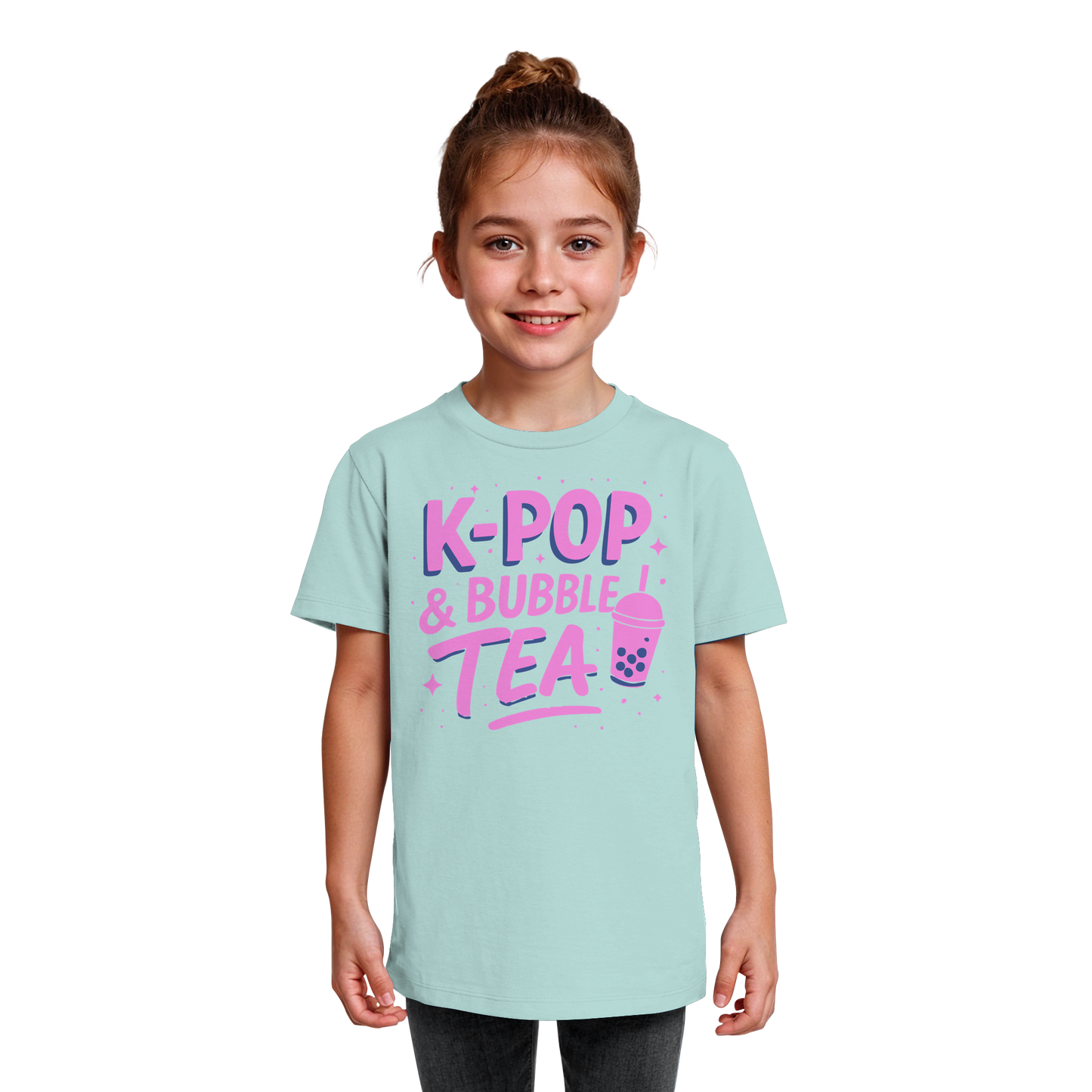 K-Pop Bubble Tea - Korea Design - asiatische Popkultur - Kids Organic Shirt