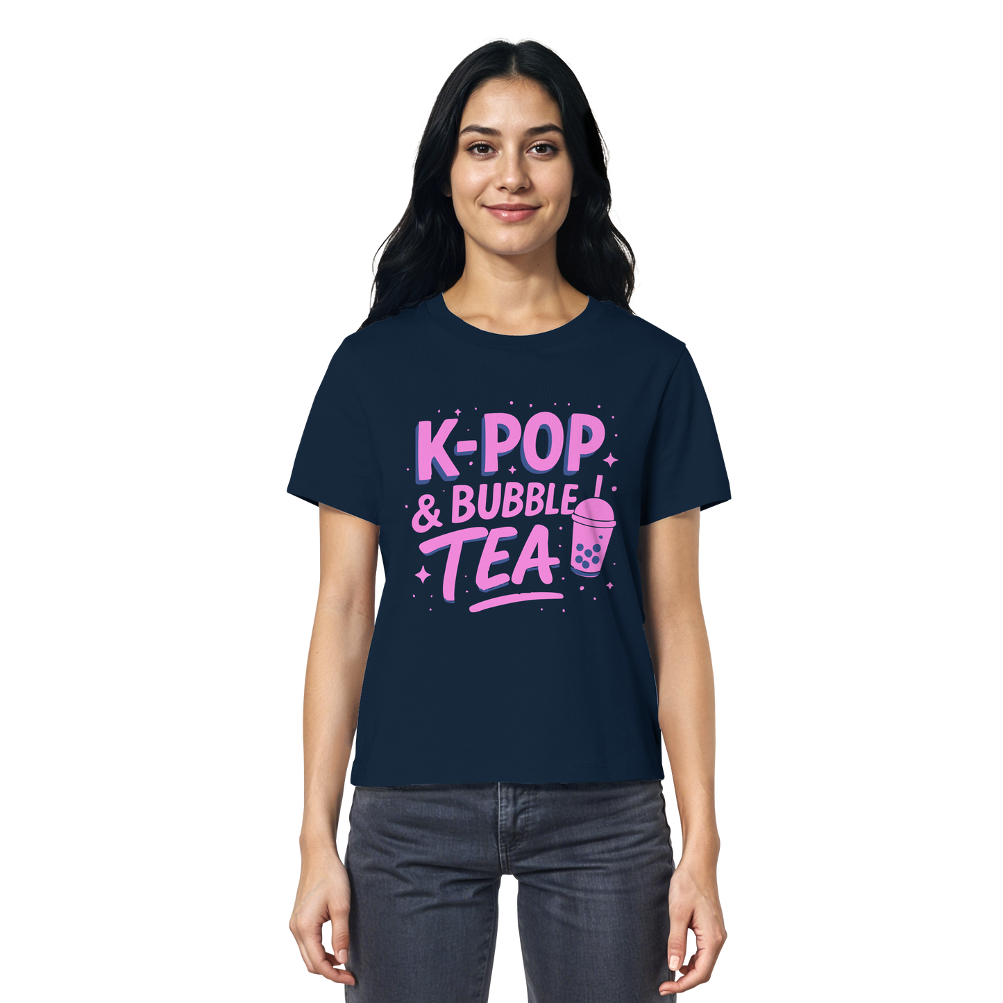 K-Pop Bubble Tea - Korea Design - asiatische Popkultur - Ladies Organic Shirt