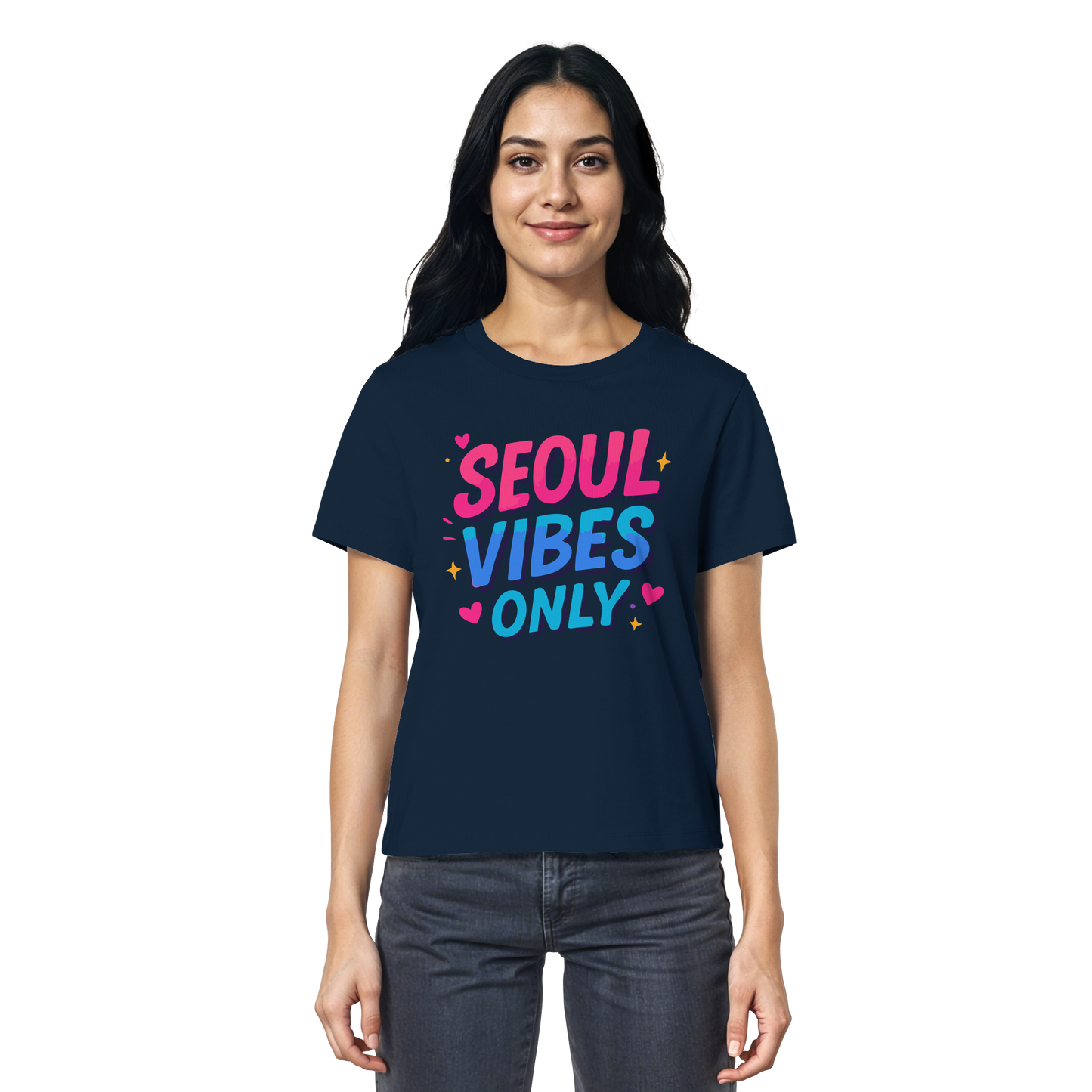 K-Pop Style - Seoul Vibes Only für Korea Fans - Ladies Organic Shirt
