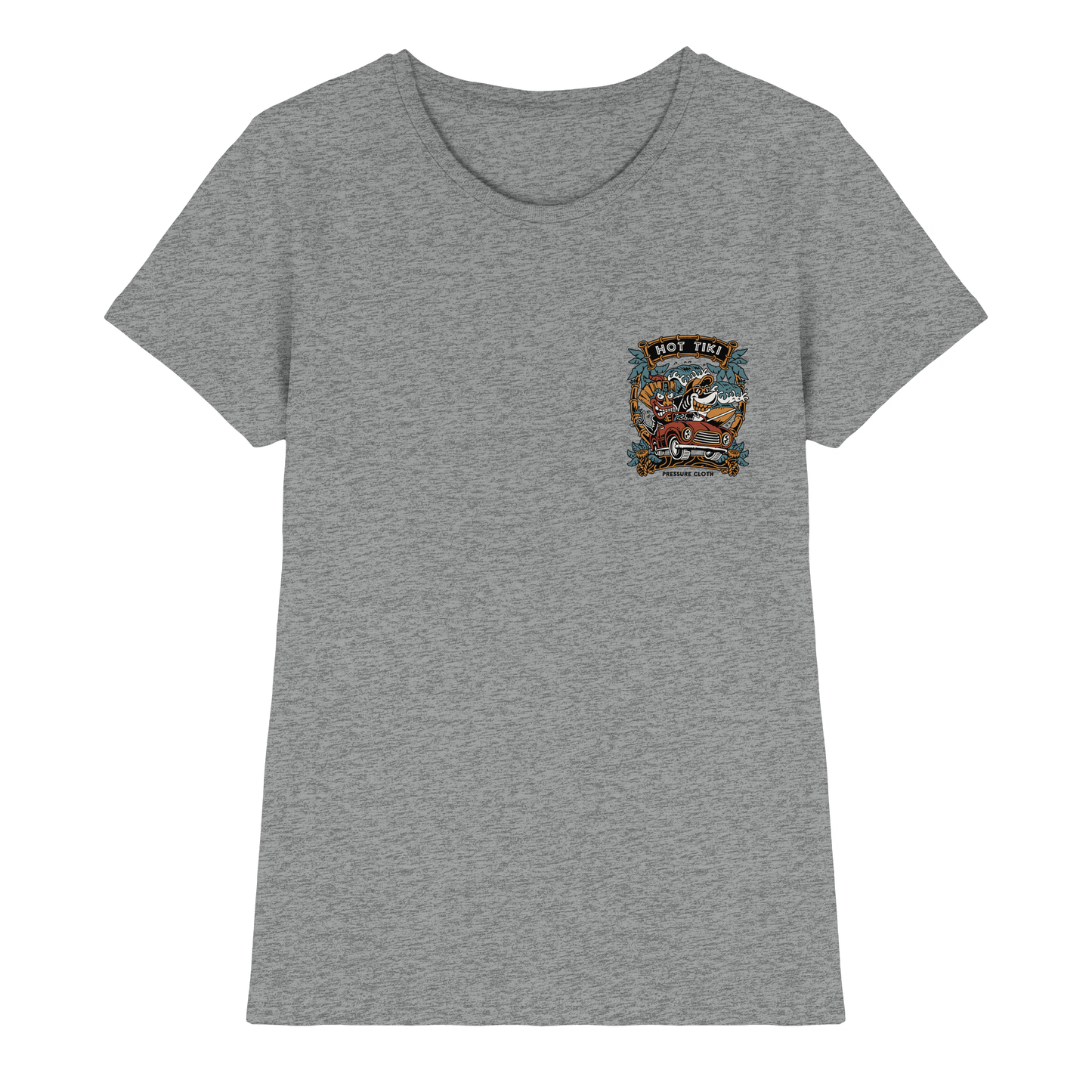Hot Tiki - Tiki Style - Pressure Cloth - Ladies Premium Shirt