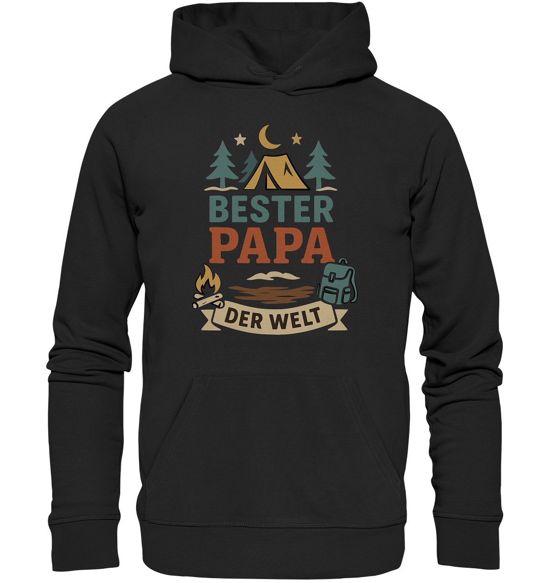 Bester Papa der Welt - für Naturburschen - Organic Basic Hoodie