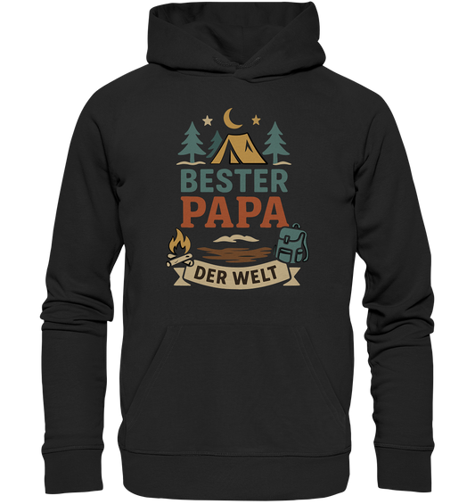 Bester Papa der Welt - für Naturburschen - Organic Basic Hoodie