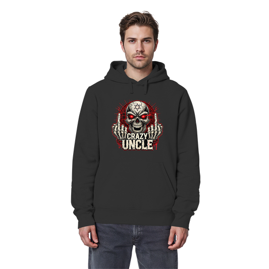 Crazy Uncle – Sarkasmus Statement mit Attitude - Organic Basic Hoodie