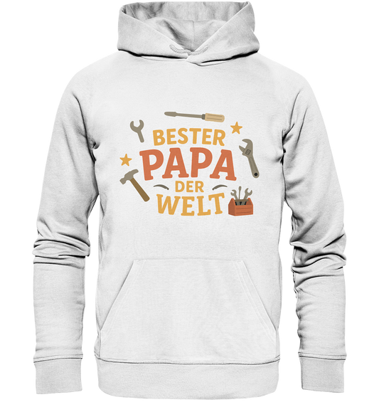 Bester Papa der Welt - Vater Geschenk - Organic Basic Hoodie