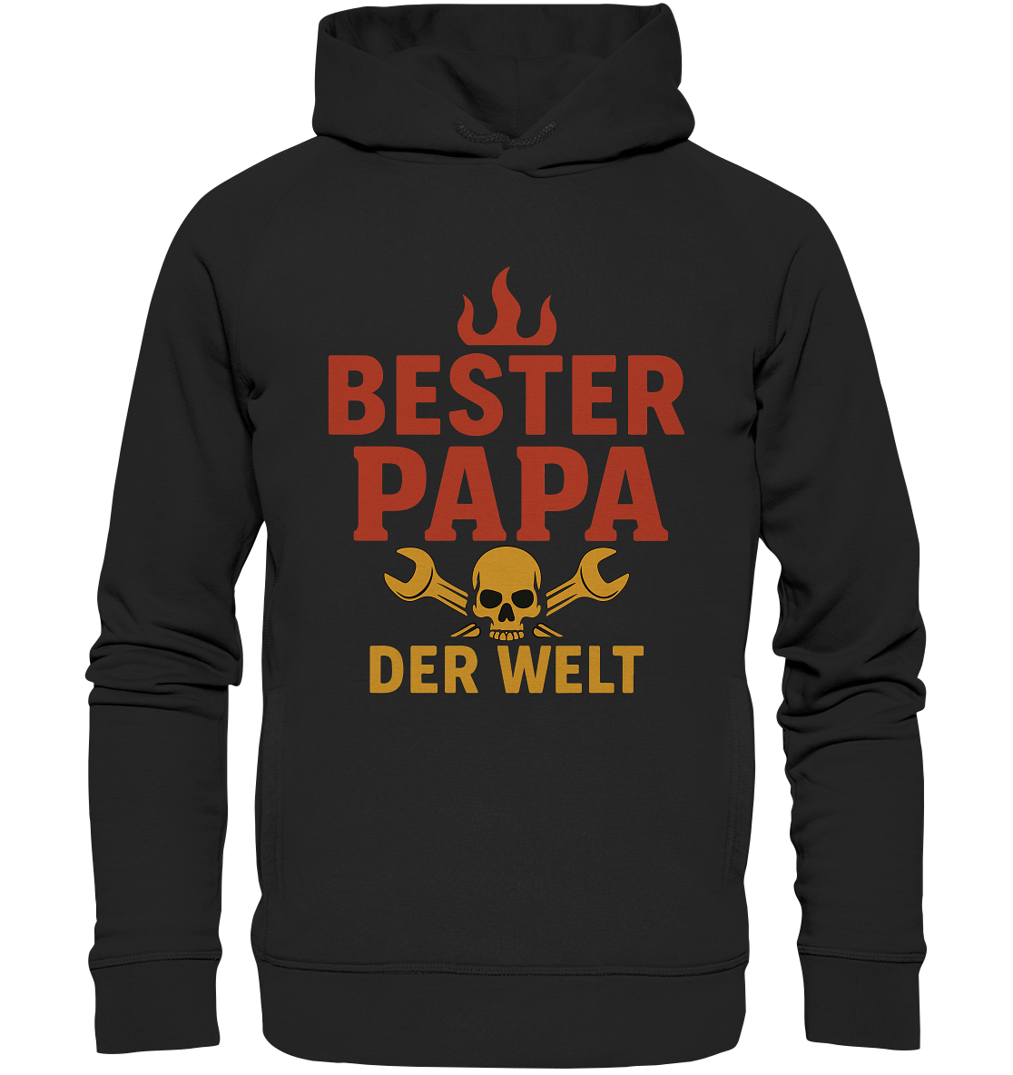Bester Papa der Welt - Heimwerker Geschenk für Vatertag und Geburtstag - Organic Fashion Hoodie