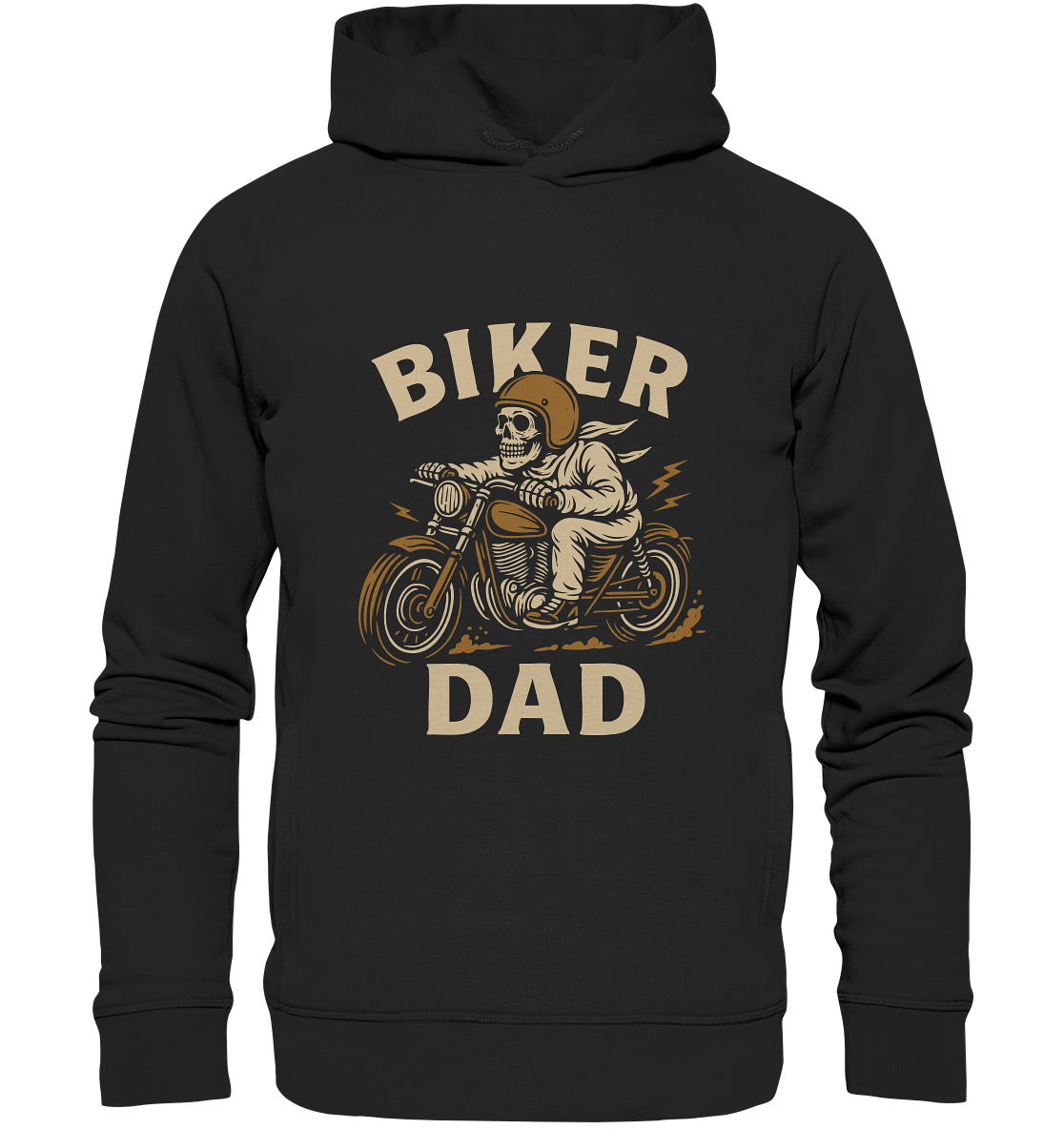 Biker Dad – Motorradfahrer für Väter - Organic Fashion Hoodie