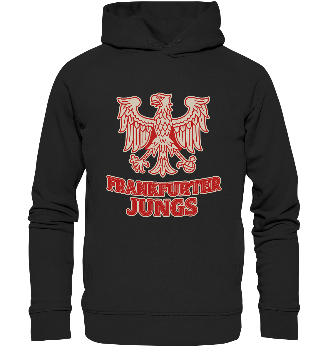 FRANKFURTER JUNGS - Adler, Stolz und Zusammenhalt - Organic Fashion Hoodie