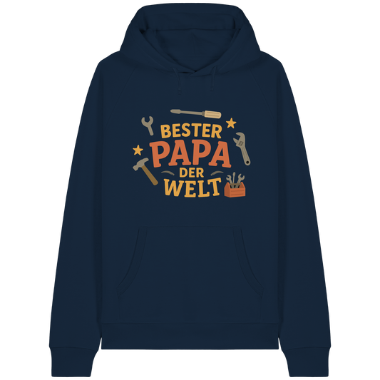 Bester Papa der Welt - Vater Geschenk - Organic Raglan Hoodie