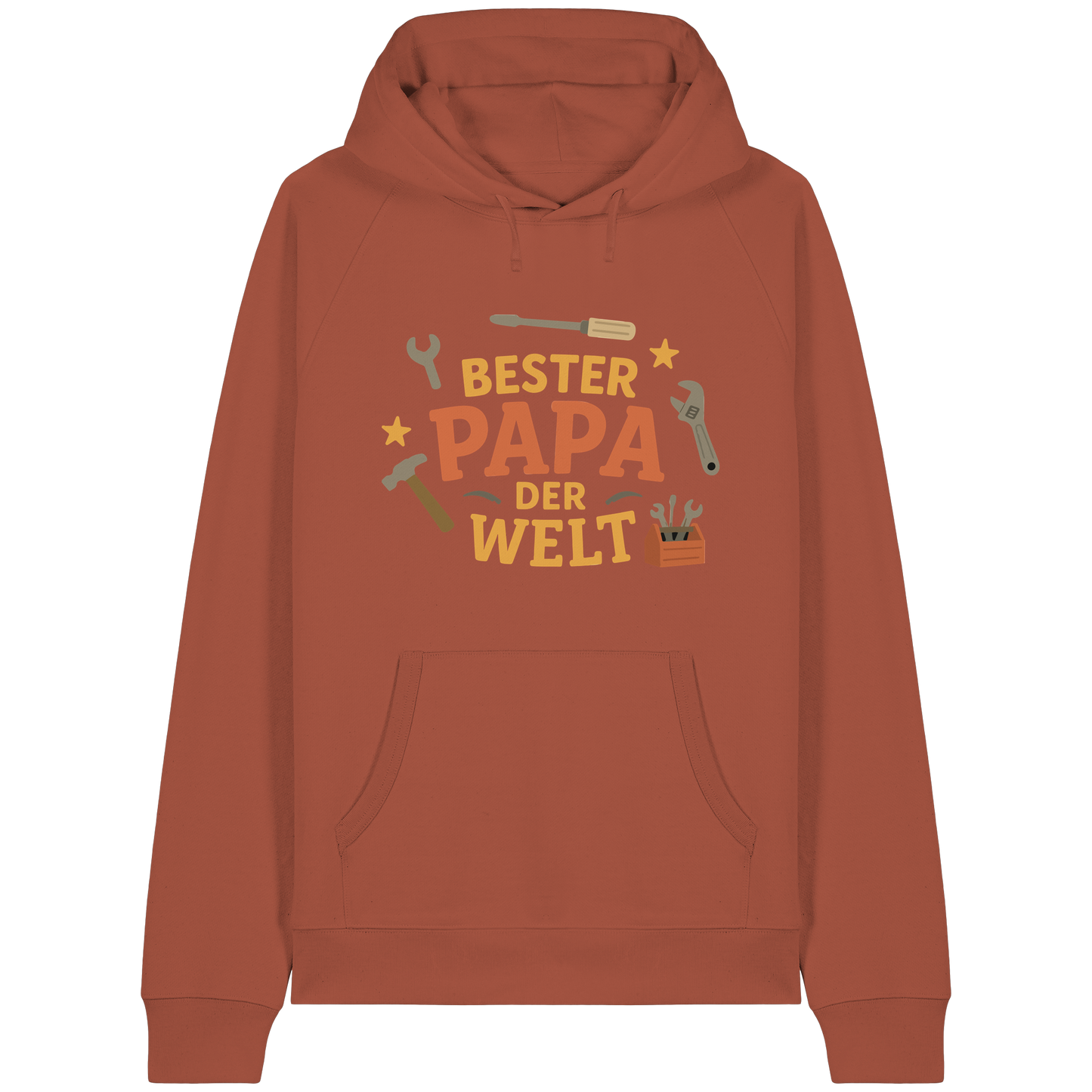 Bester Papa der Welt - Vater Geschenk - Organic Raglan Hoodie