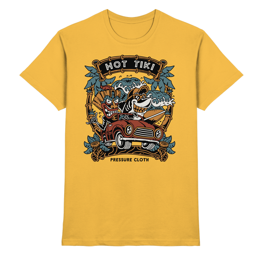 Hot Tiki - Tiki Style - Pressure Cloth - Premium Shirt