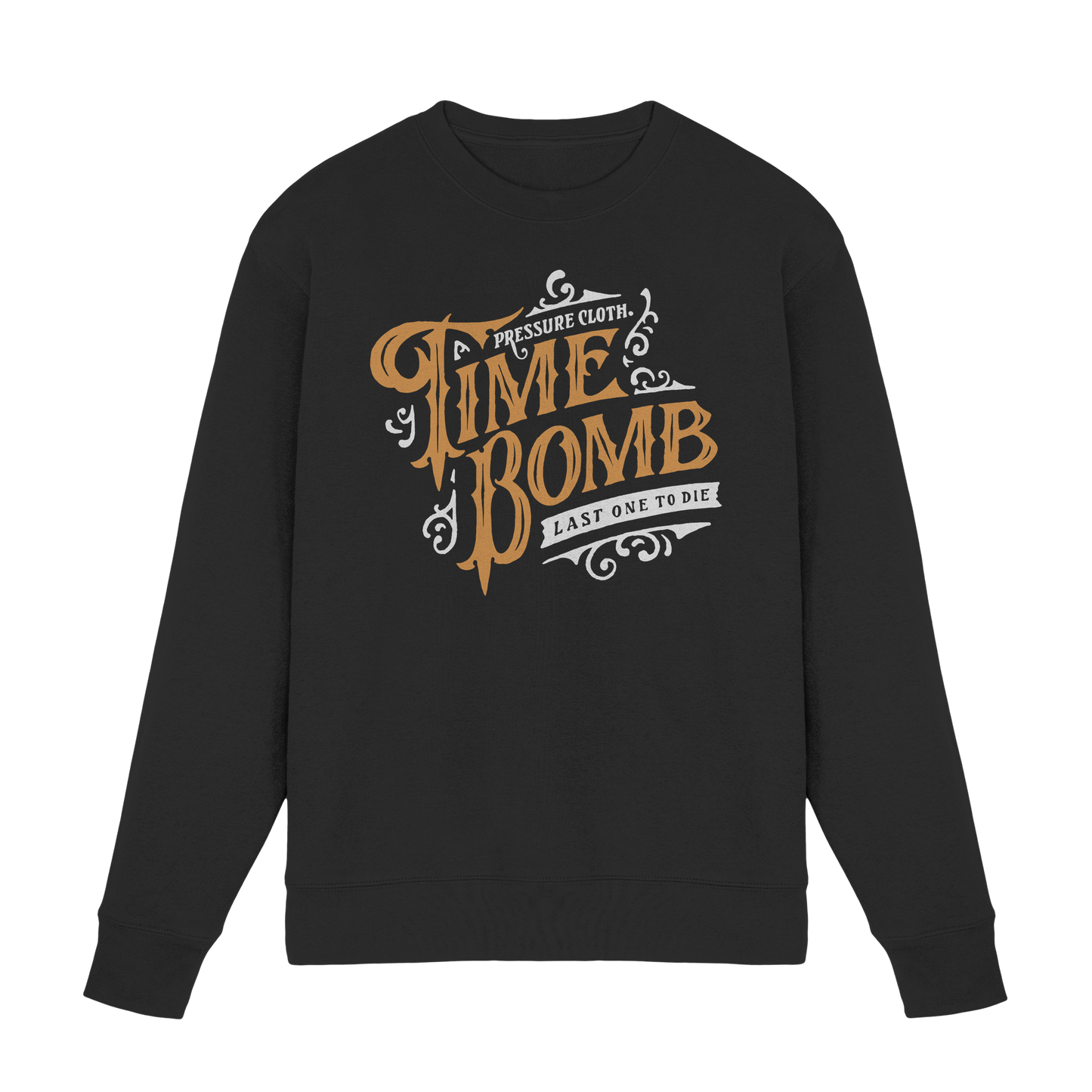 Time Bomb Vintage - Premium Sweatshirt von Pressure Clothing mit markantem Vintage-Print in schwarzer Ausführung