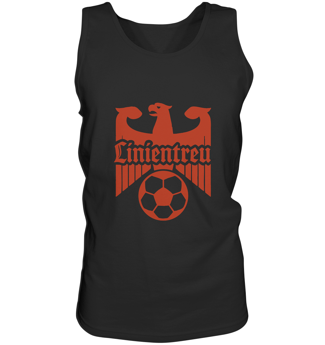 Linientreu Fußball Adlerfront – Für echte Fans der 3. Halbzeit - Relaxed Tank Top mit markantem Adler und Fußballmotiv