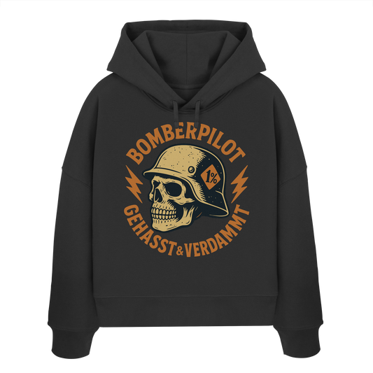 Bomberpilot - Gehasst Verdammt - Biker Mode - Womens Organic Boxcut Hoodie