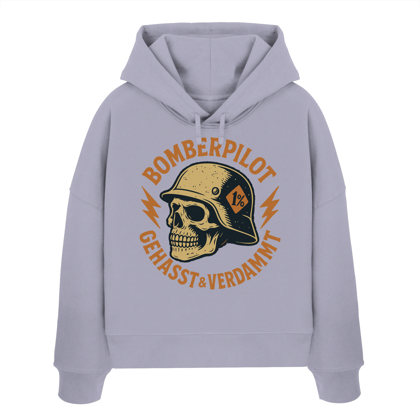 Bomberpilot - Gehasst Verdammt - Biker Mode - Womens Organic Boxcut Hoodie