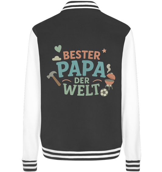 Bester Papa der Welt - Vater Geschenk - College Jacket
