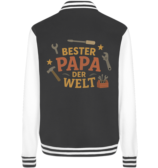 Bester Papa der Welt - Vater Geschenk - College Jacket