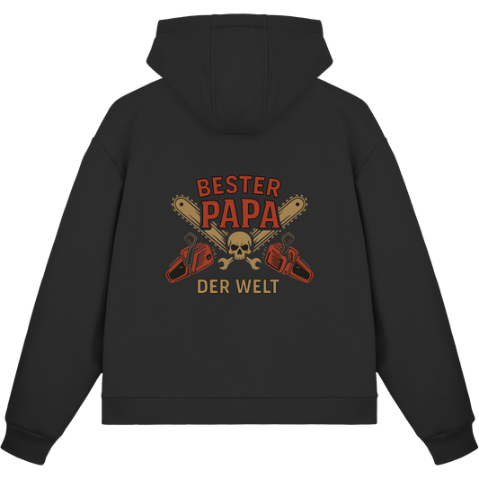 Bester Papa der Welt - Heimwerker Geschenk - Fluffy Boxcut Zipper