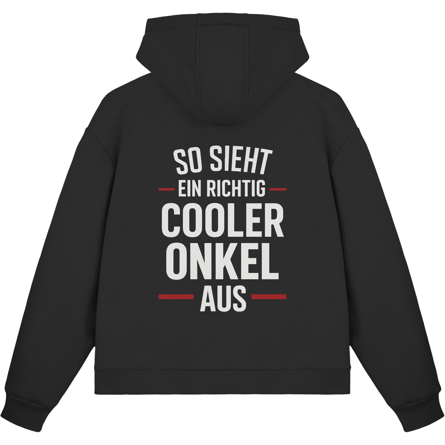 So sieht ein richtig cooler Onkel aus – Geschenk für den besten Onkel der Welt! - Fluffy Boxcut Zipper