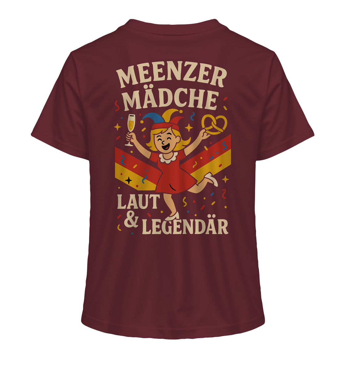 Meenzer Mädche – Laut & Legendär | Karneval Design - Ladies Organic Shirt