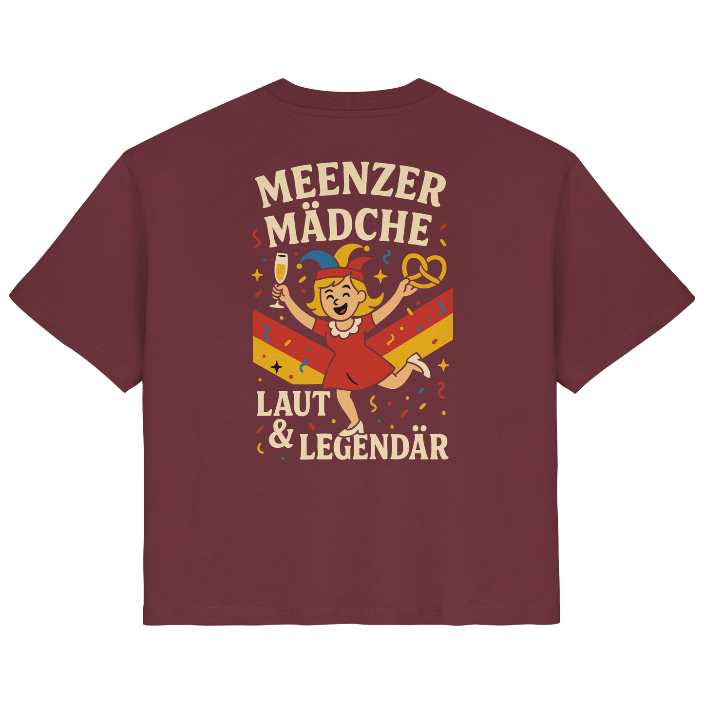 Meenzer Mädche – Laut & Legendär | Karneval Design - Ladies Organic Shirt