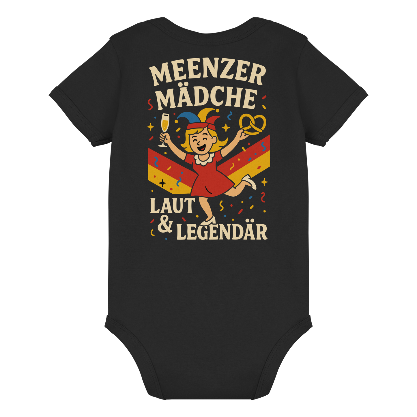 Meenzer Mädche – Laut & Legendär | Karneval Design - Organic Baby Bodysuit