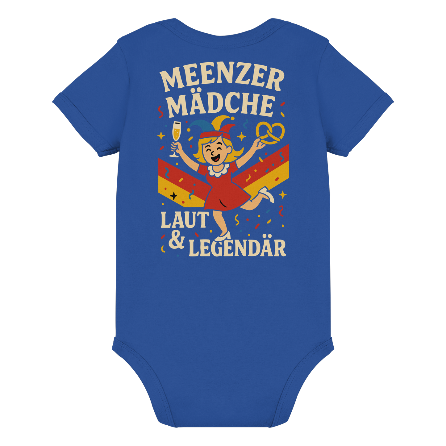 Meenzer Mädche – Laut & Legendär | Karneval Design - Organic Baby Bodysuit