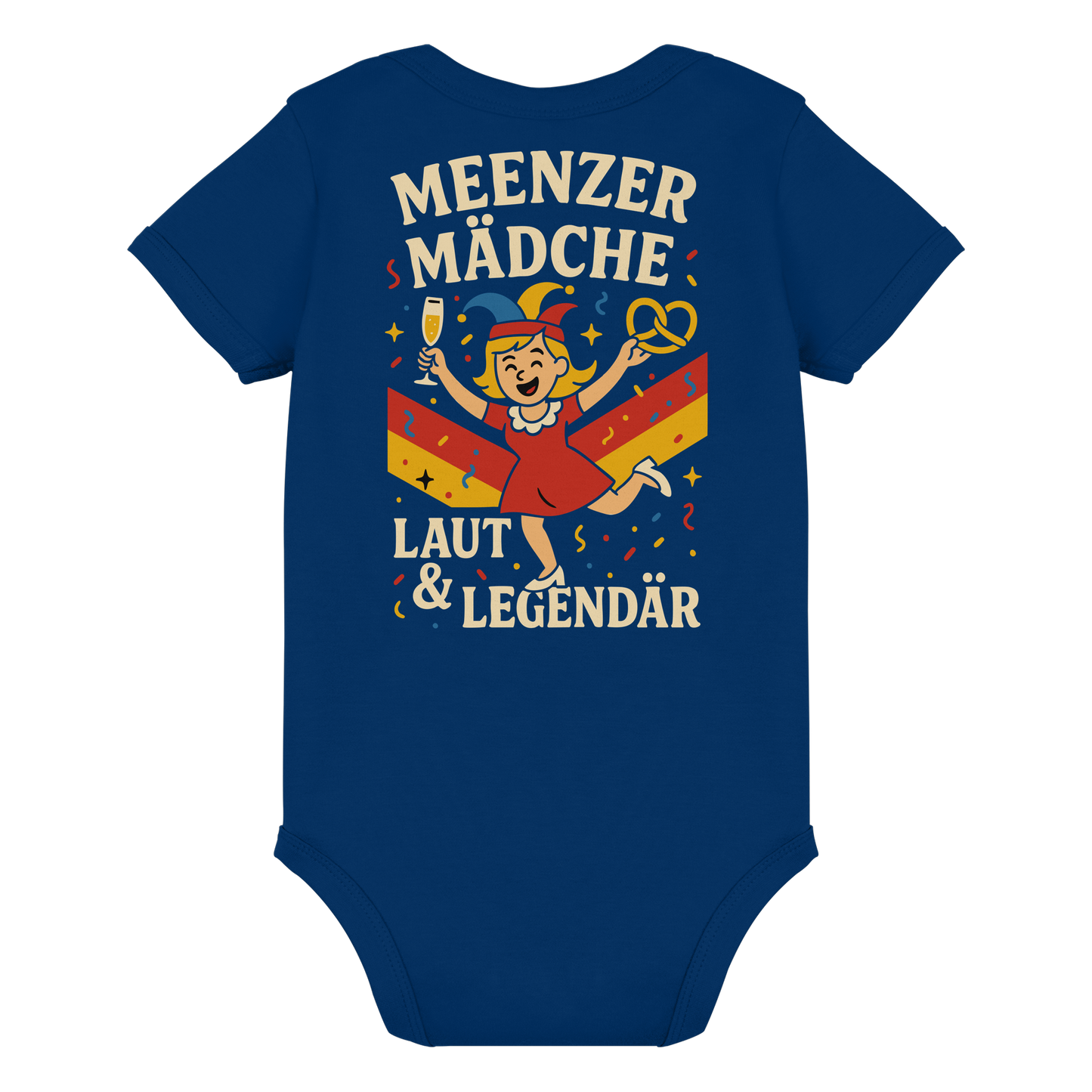 Meenzer Mädche – Laut & Legendär | Karneval Design - Organic Baby Bodysuit