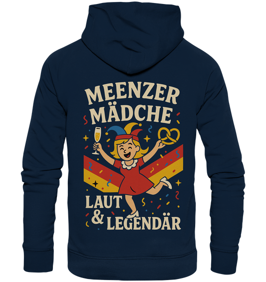 Meenzer Mädche – Laut & Legendär | Karneval Design - Organic Basic Hoodie