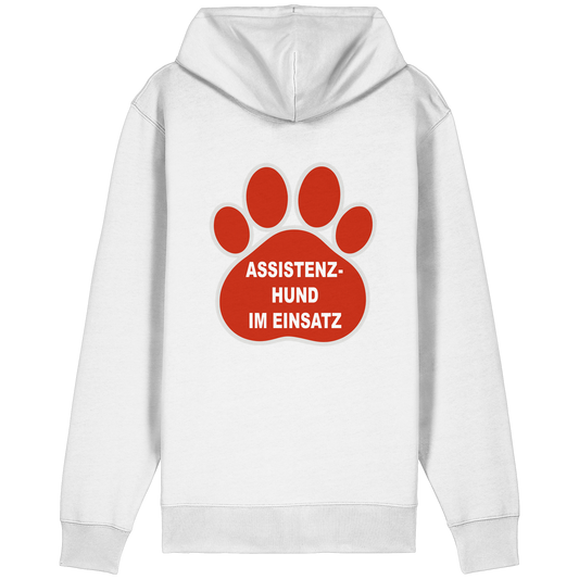 Assistenzhund im Einsatz – Klare Botschaft. Mehr Sicherheit. Mehr Respekt. - Organic Relaxed Zipper