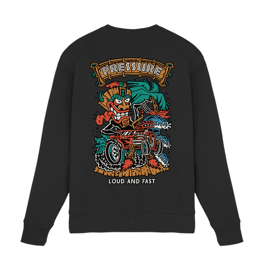 Loud and Fast. - Tiki Style - Pressure Cloth - Premium Sweatshirt