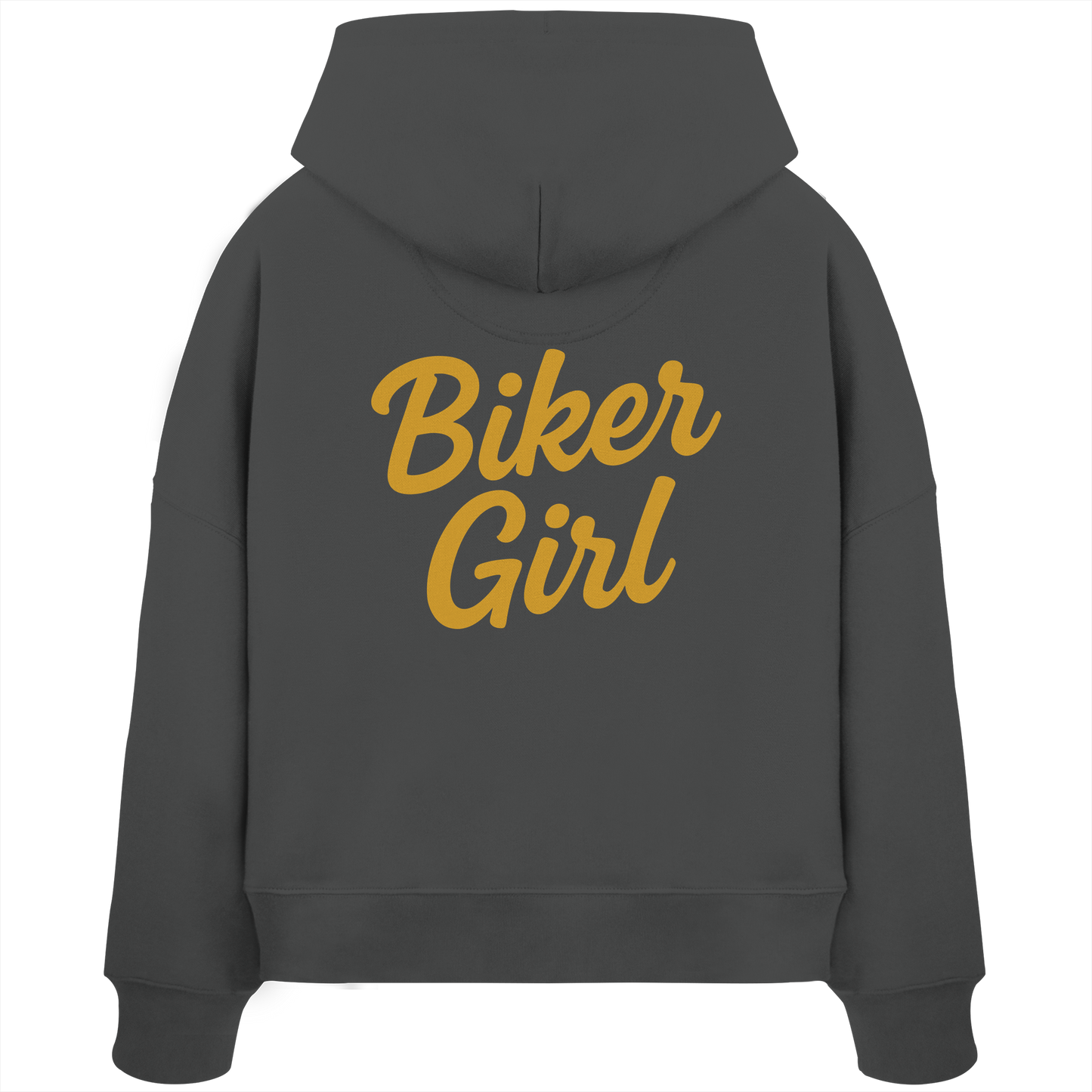 Biker Girl - Biker Statement - Womens Organic Boxcut Hoodie