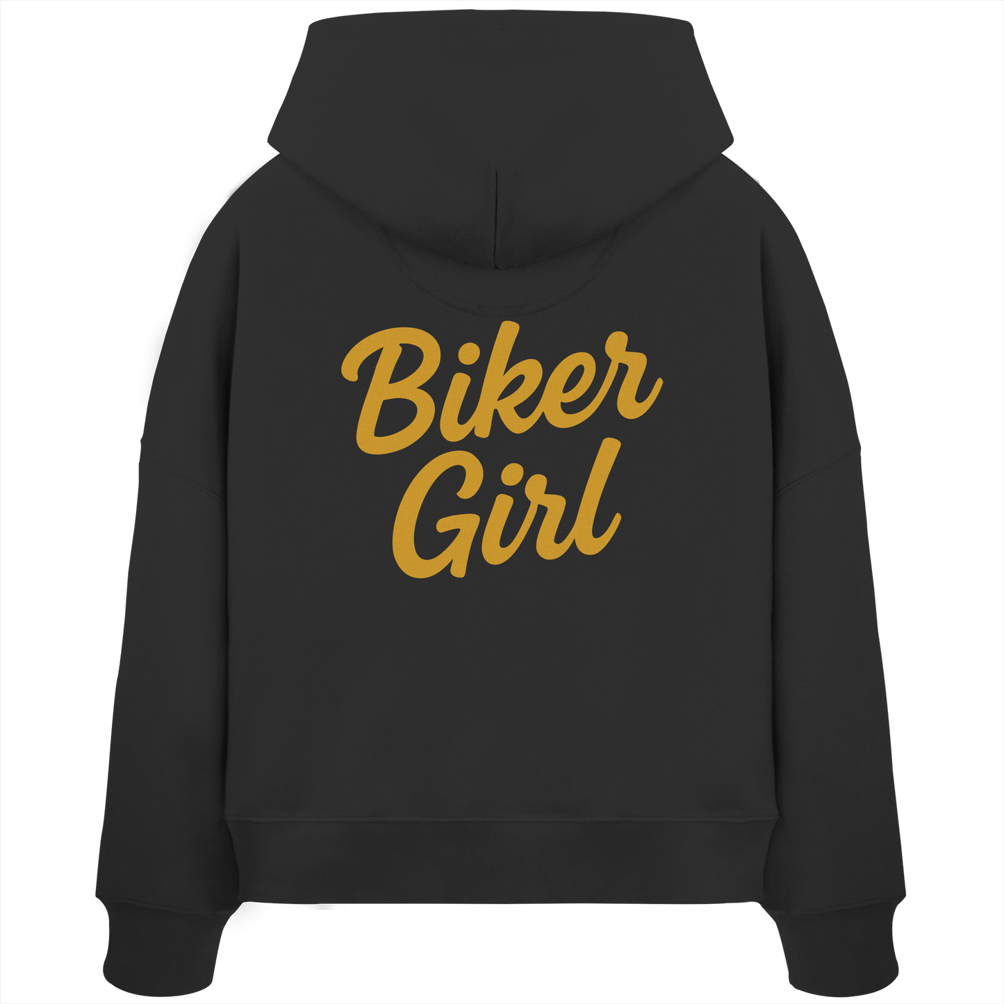 Biker Girl - Biker Statement - Womens Organic Boxcut Hoodie