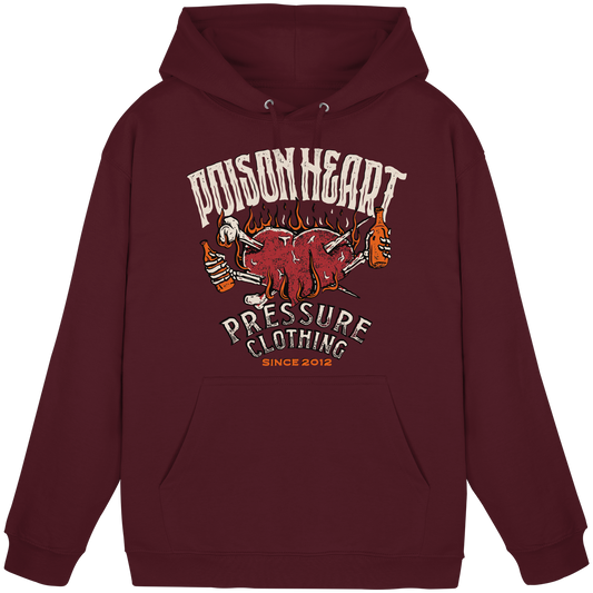 Poison Heart – Punk Rock - Basic Unisex Hoodie