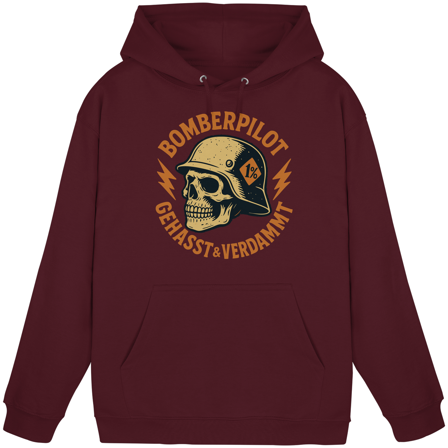 Bomberpilot - Gehasst Verdammt - Biker Mode - Basic Unisex Hoodie