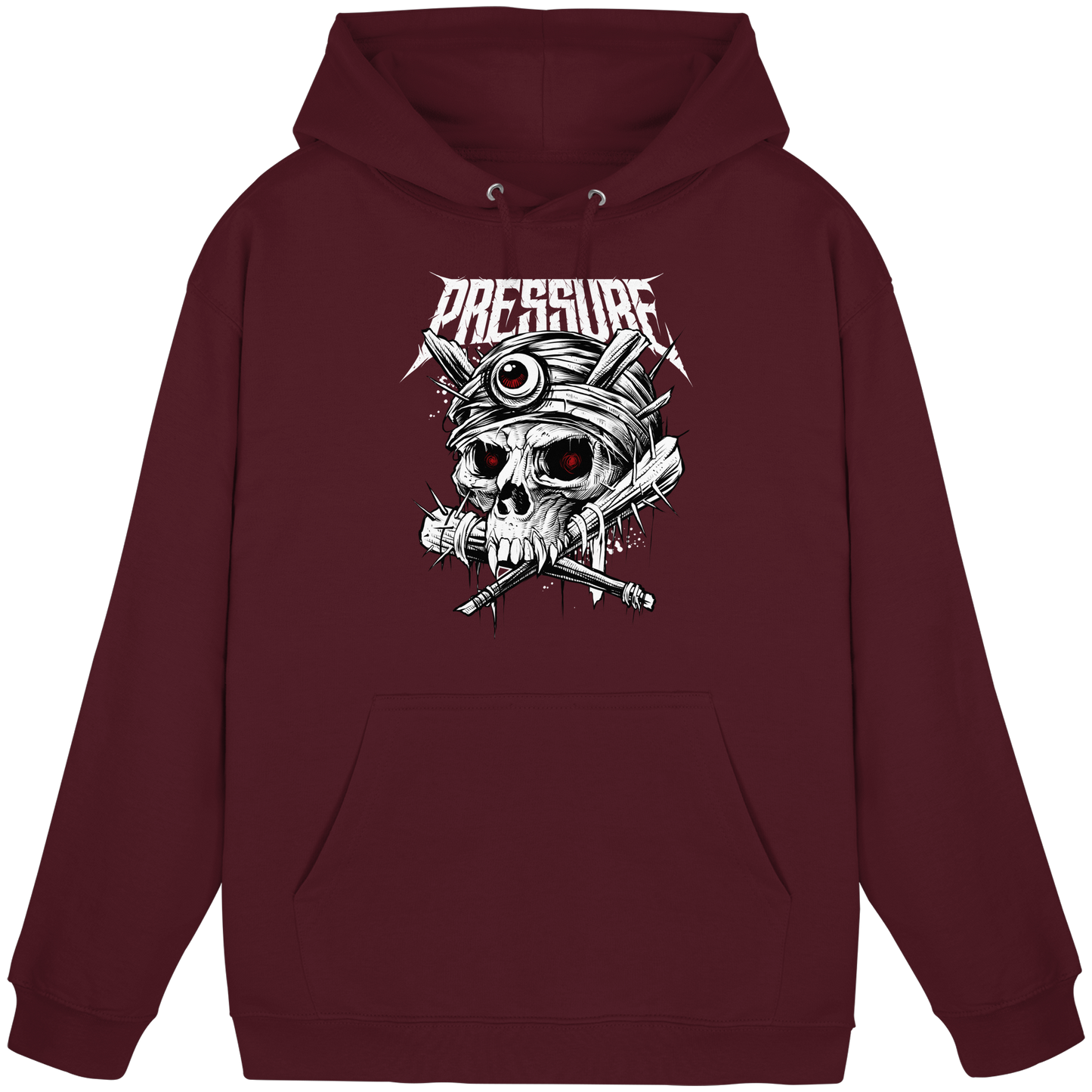 Skullica - Vampire Skull - Pressure Magazine - Basic Unisex Hoodie